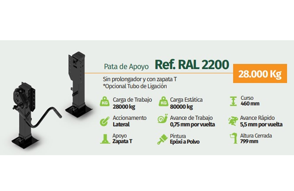 Robustec con patas de apoyo